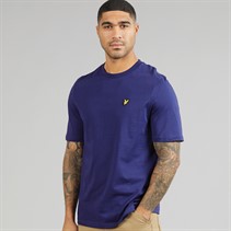 Lyle And Scott Vintage T-shirt en coton mi-lourd Homme Deep Indigo
