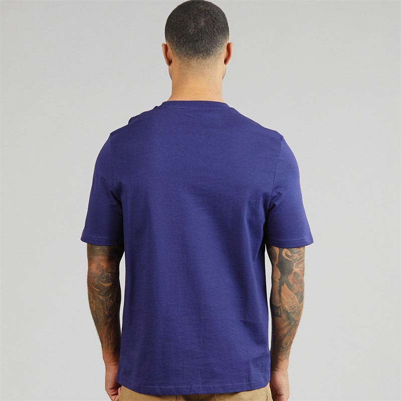 Lyle And Scott Vintage T-shirt en coton mi-lourd Homme Deep Indigo