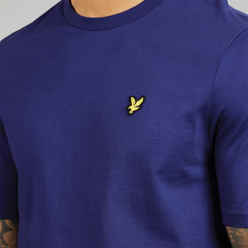 Lyle And Scott Vintage T-shirt en coton mi-lourd Homme Deep Indigo