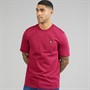 Lyle And Scott Vintage T-shirt en coton mi-lourd Homme Rich Burgundy