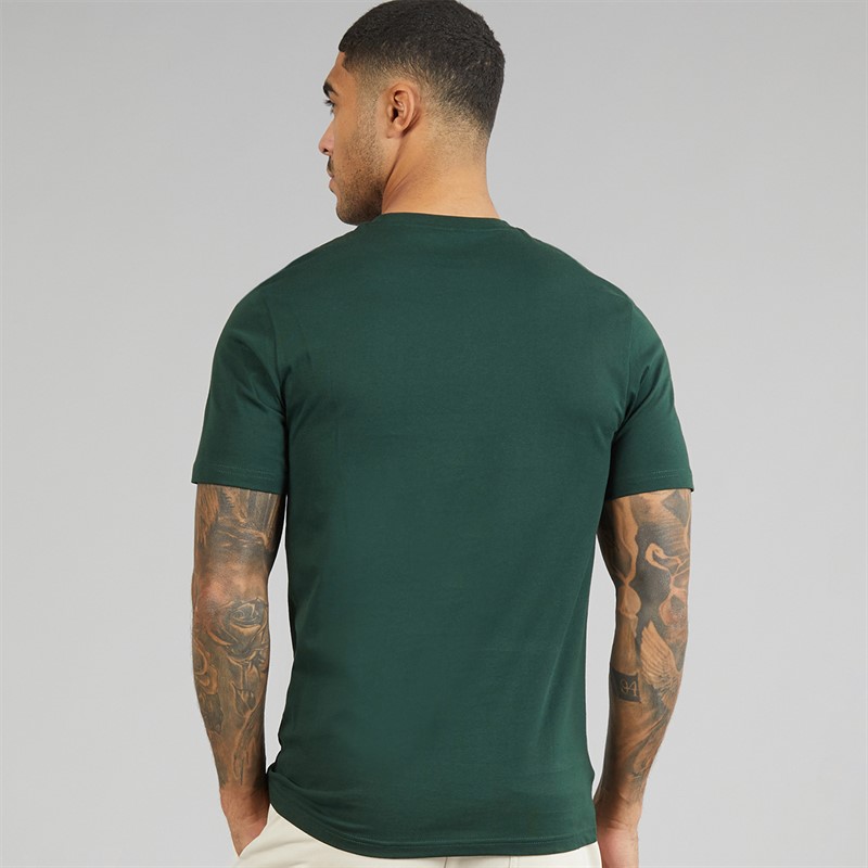 Lyle And Scott Vintage Mens Plain T-Shirt Dark Green