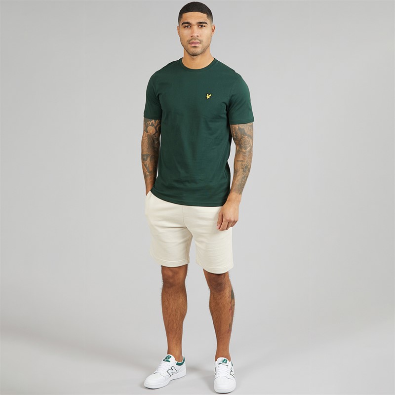 Lyle And Scott Vintage Mens Plain T-Shirt Dark Green