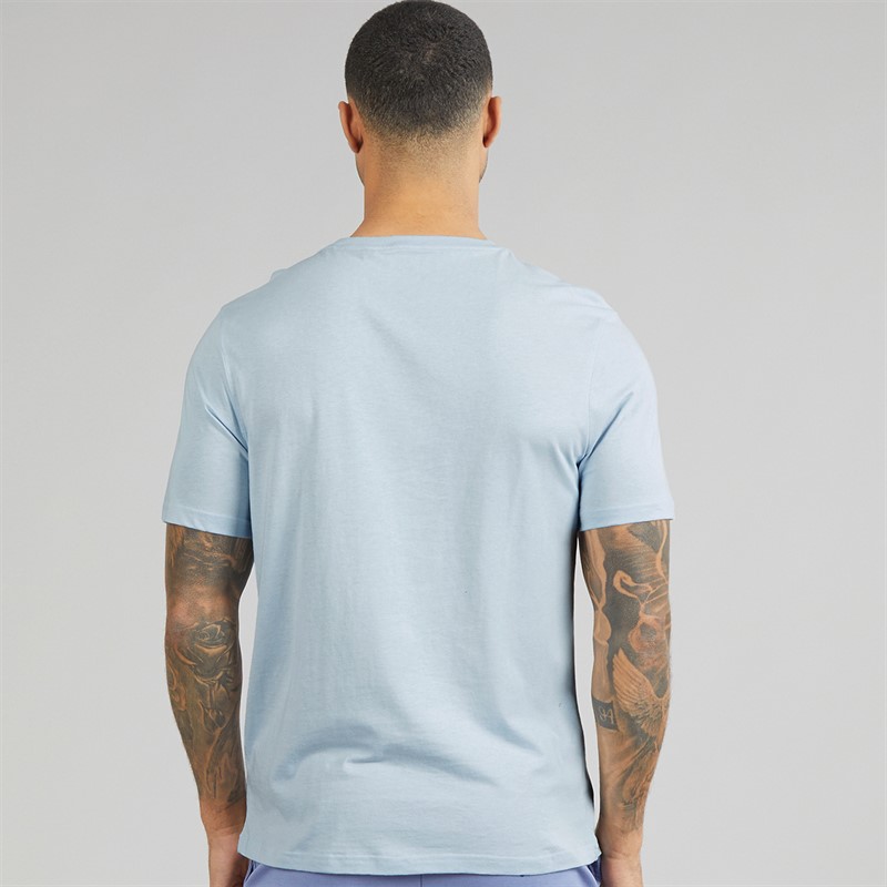 Lyle And Scott Vintage Mens T-Shirt Blue Lagoon