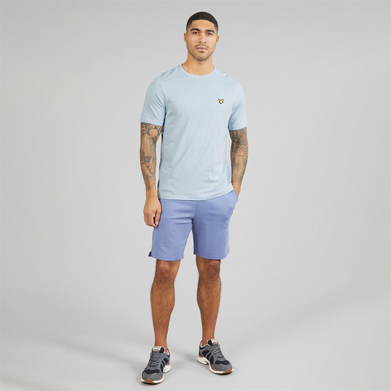 Lyle And Scott Vintage Mens T-Shirt Blue Lagoon