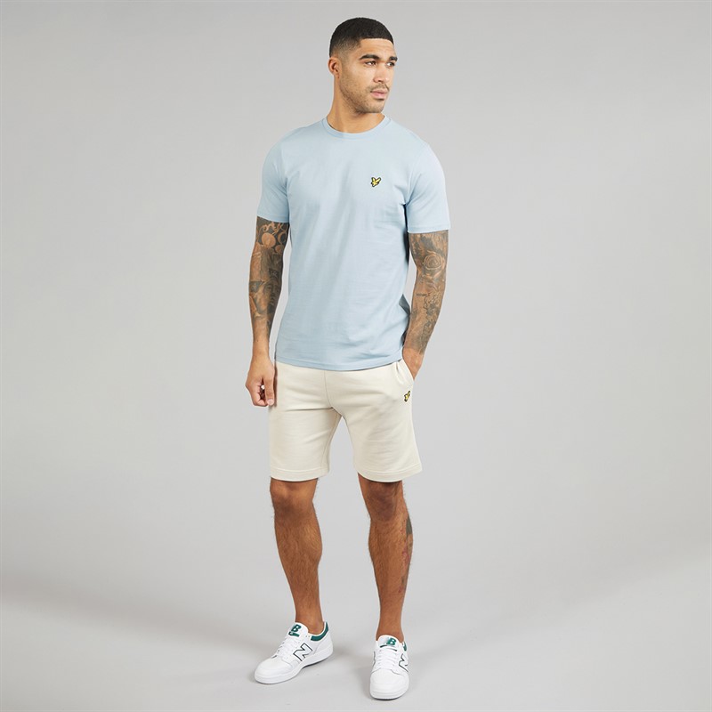 Lyle And Scott Vintage Mens Plain T-Shirt Opal Blue