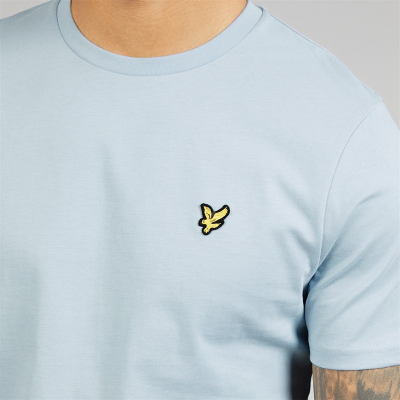 Lyle And Scott Vintage Mens Plain T-Shirt Opal Blue
