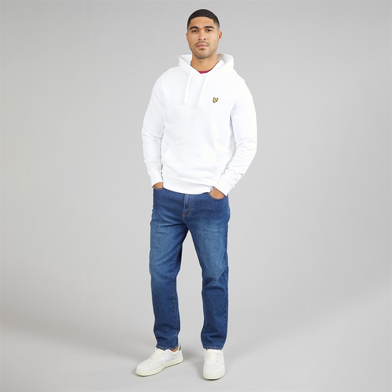 Lyle And Scott Vintage Mens Hoodie White