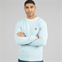 Lyle And Scott Vintage Mens Crew Neck Sweatshirt Opal Blue