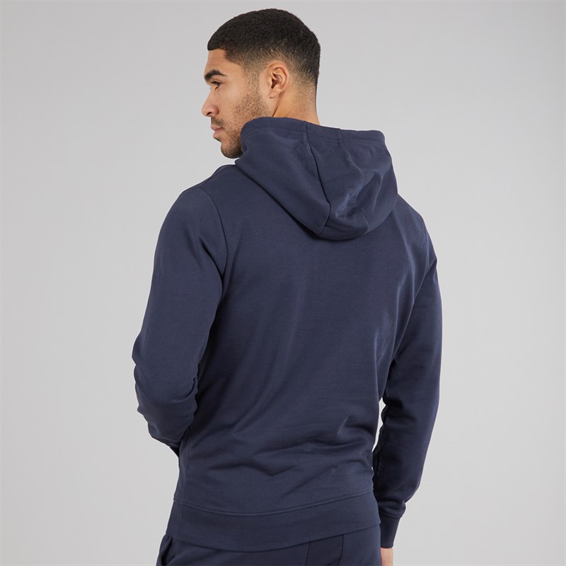 Lyle And Scott Vintage Mens Hoodie Blue Night