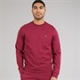 Lyle And Scott Vintage Mens Crew Neck Sweatshirt Rich Burgundy