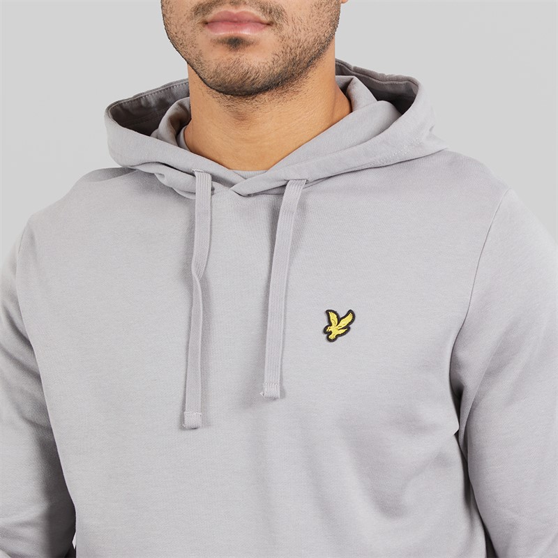Lyle And Scott Vintage Mens Hoodie Gull Grey