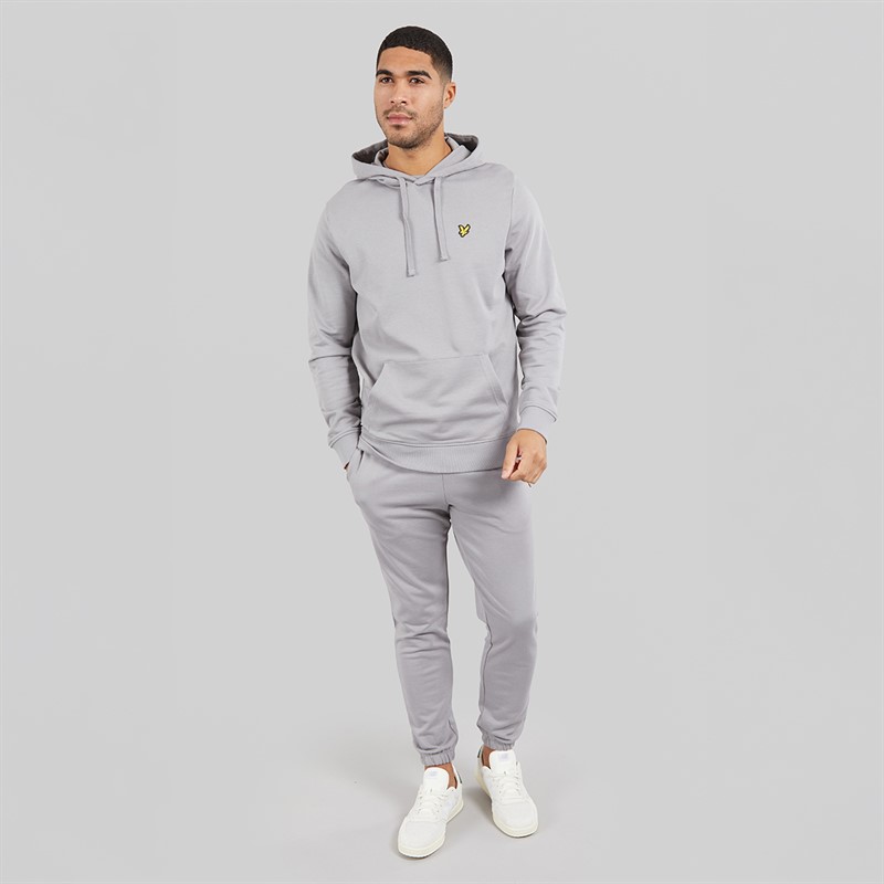 Lyle And Scott Vintage Mens Hoodie Gull Grey
