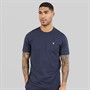 Lyle And Scott Vintage Mens T-Shirt Blue Night