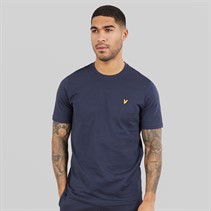 Lyle And Scott Vintage Mens T-Shirt Blue Night