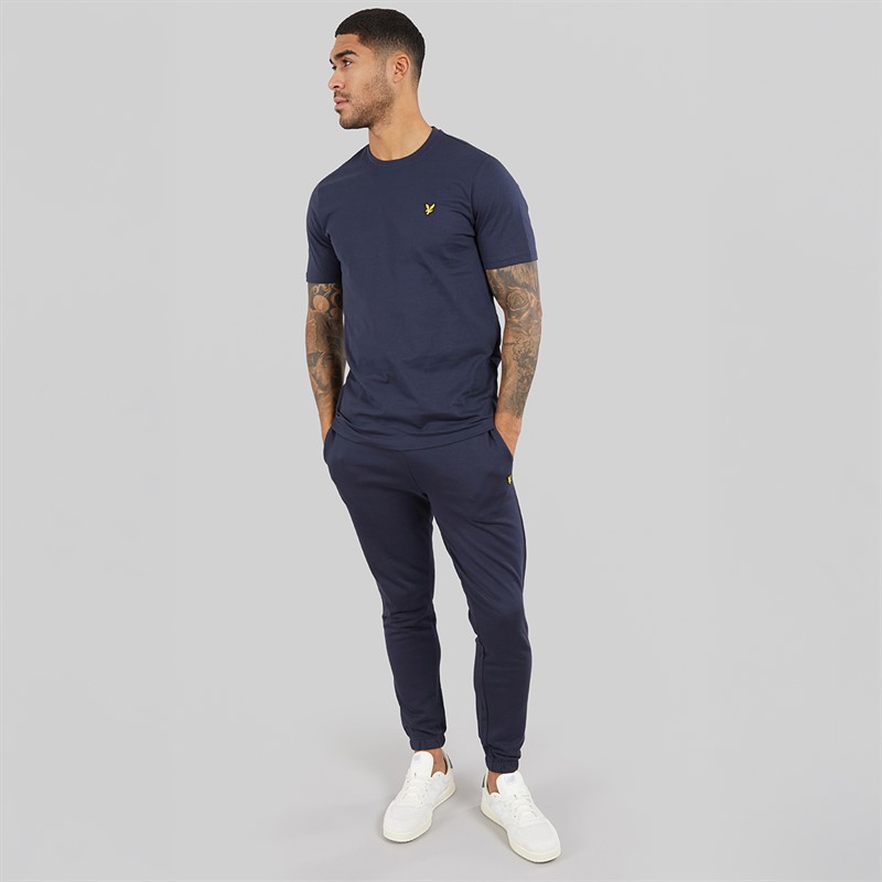 Lyle And Scott Vintage Mens T-Shirt Blue Night