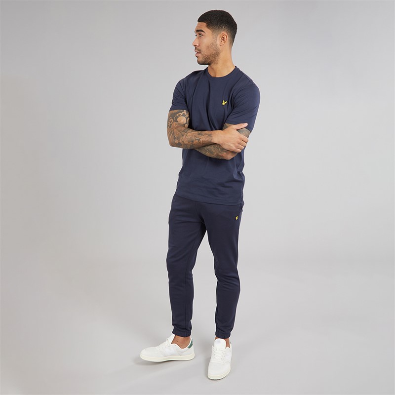 Lyle And Scott Vintage Mens Slim Joggers Blue Night