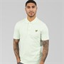 Lyle And Scott Vintage Mens Plain Polo Shirt Blue Ice