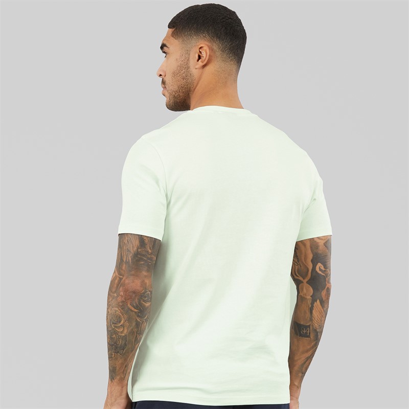 Lyle And Scott Vintage Mens Plain T-Shirt Blue Ice