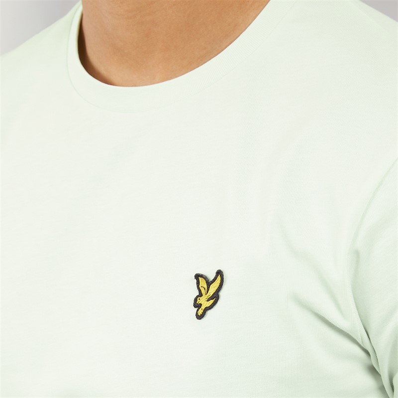 Lyle And Scott Vintage Mens Plain T-Shirt Blue Ice