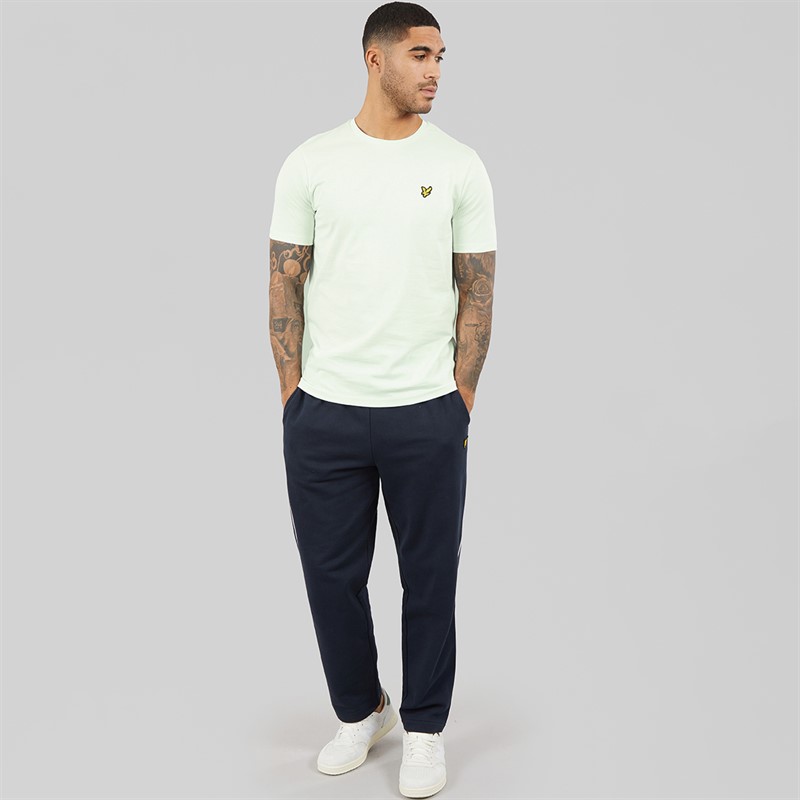 Lyle And Scott Vintage Mens Plain T-Shirt Blue Ice