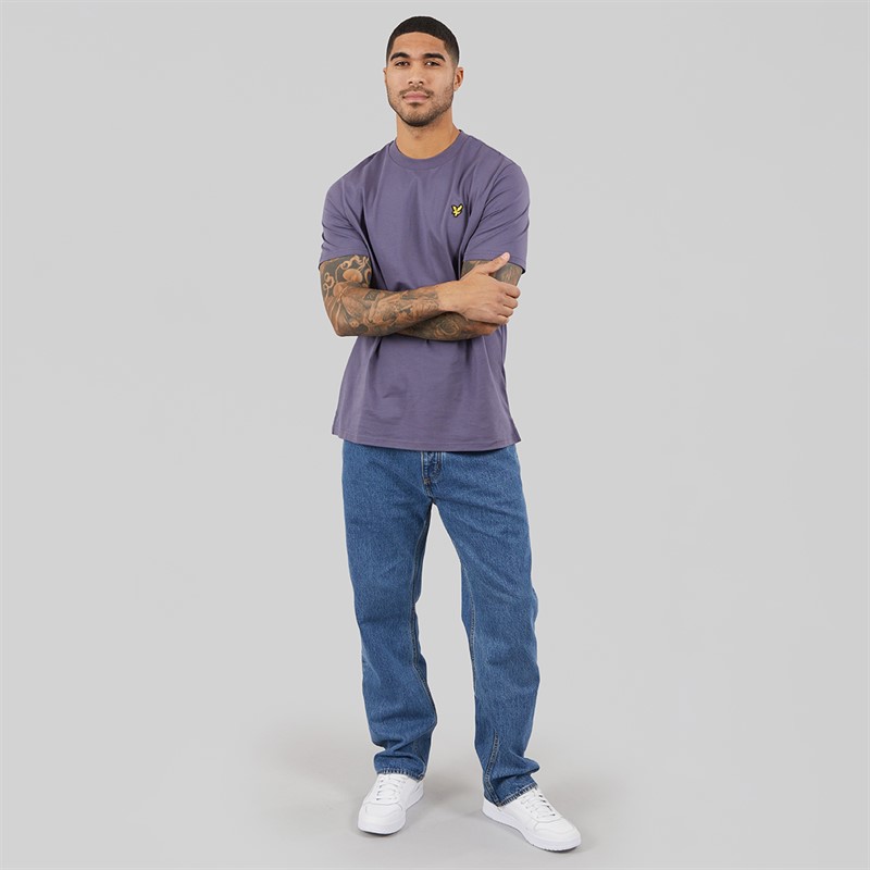 Lyle And Scott Vintage Mens Oversized T-Shirt Graystone