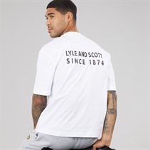 Lyle And Scott Vintage Herre Oversized 1874 T-shirt Hvid