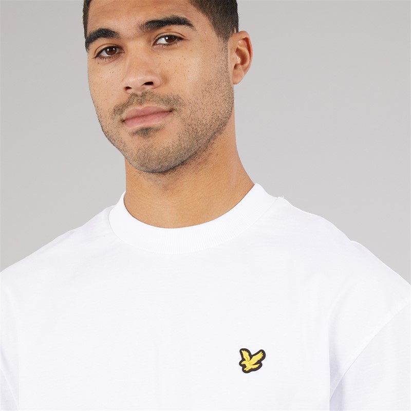 Lyle And Scott Vintage Herre Oversized 1874 T-shirt Hvid
