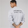 Lyle And Scott Vintage Herre Oversized 1874 Sweatshirt Light Grey Marl