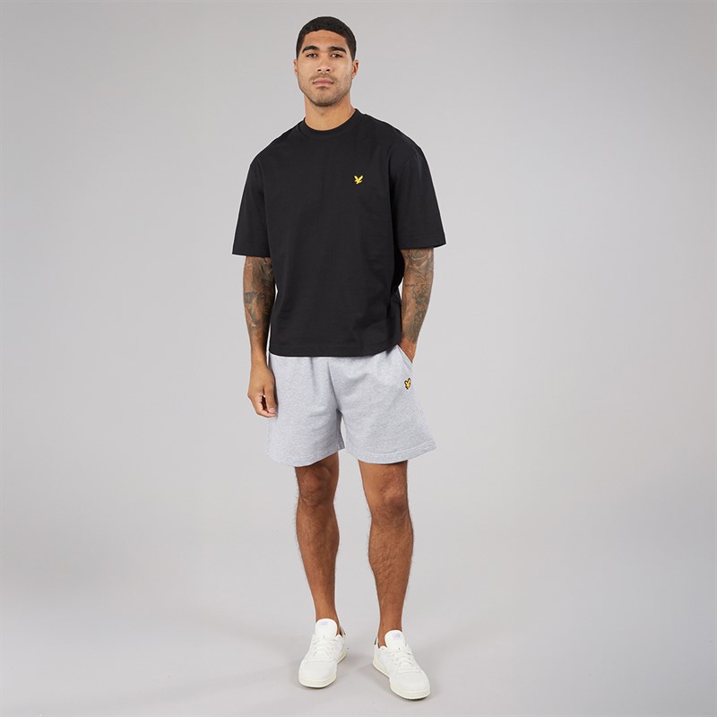 Lyle And Scott Vintage Herre Oversized 1874 T-shirt Jet Black