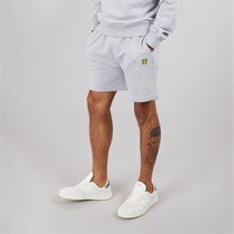 Lyle And Scott Vintage Mens Wide Shorts Light Grey Marl