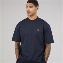 Lyle And Scott Vintage Herre Oversized 1874 T-shirt Dark Navy