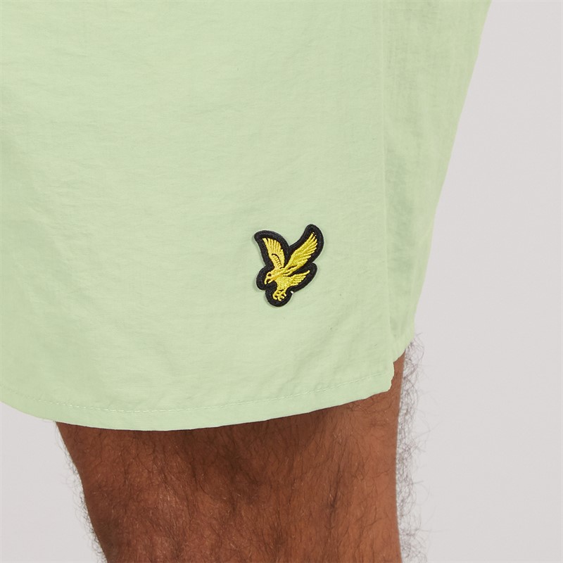 Lyle And Scott Vintage Mens Plain Swim Shorts Misty Sage