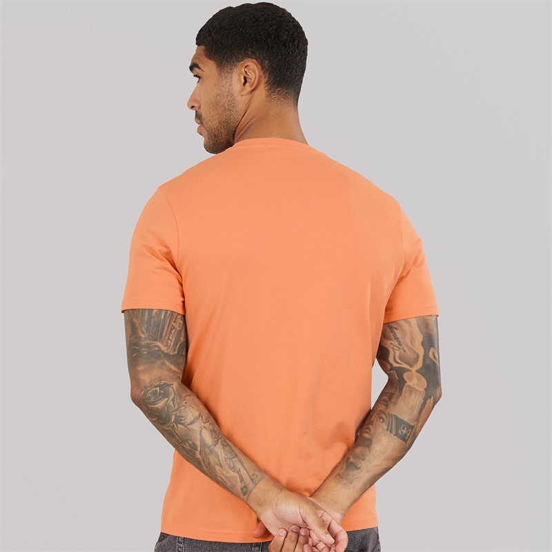Lyle And Scott Vintage Mens Plain T-Shirt Terracotta Pot