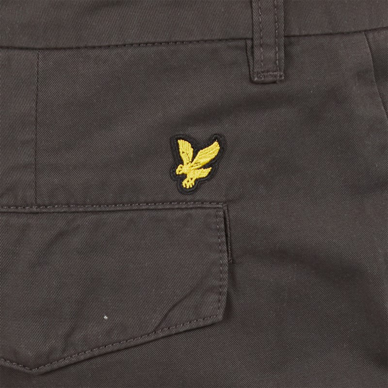 Lyle And Scott Vintage Mens Cargo Pocket Trousers Gunmetal