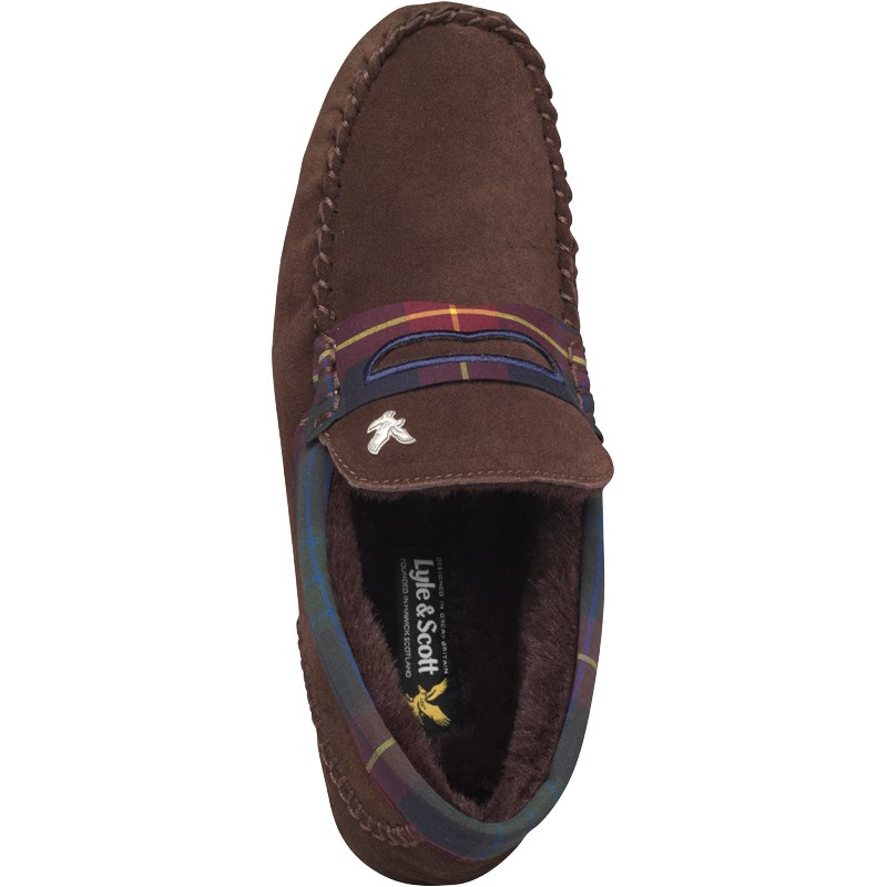 lyle and scott moccasin slippers