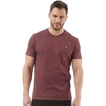 Lyle And Scott Vintage Tee-Shirt Homme Bordeaux Chiné