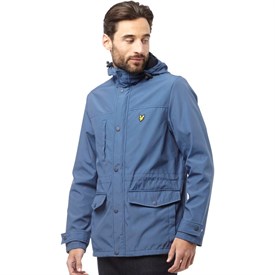 Lyle And Scott Vintage Męskie Micro Kurtka Niebieski