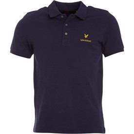 Lyle And Scott Vintage Męskie Koszulka Polo Granatowy