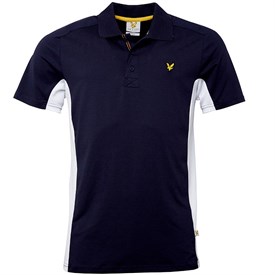 Lyle And Scott Vintage Męskie Ashkirk Tech Koszulka Polo Granatowy
