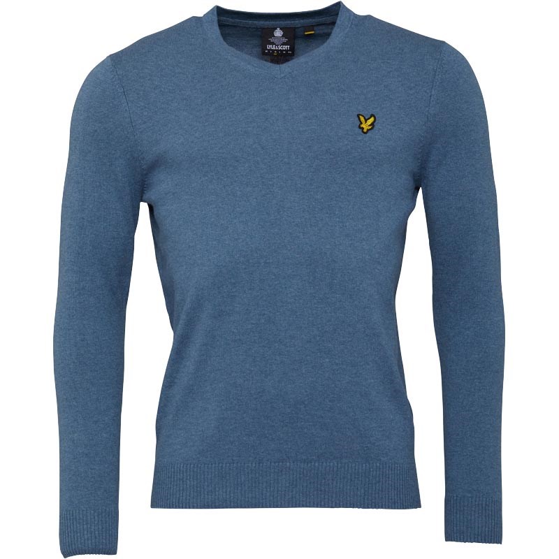 lyle and scott sweater blauw