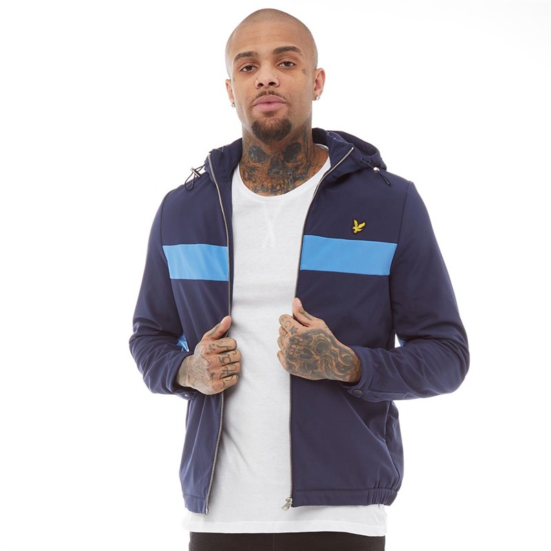 lyle & scott hooded softshell jacket
