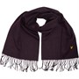 Lyle And Scott Vintage écharpe Plain Lambswool Homme Violet Foncé