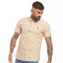 Lyle And Scott Vintage Mens Short Sleeve Oxford Shirt Honey