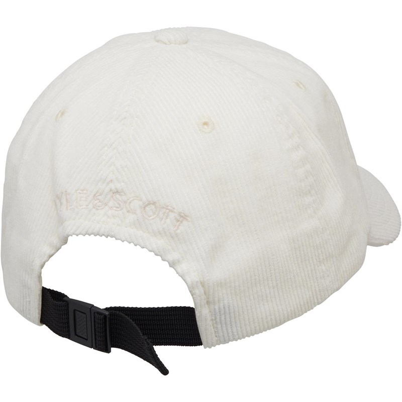 Lyle And Scott Vintage Herren Jumbo Cord Mütze Naturweiß