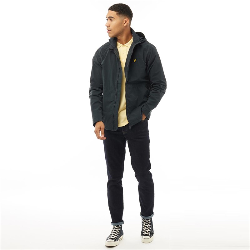 lyle & scott fold collar jacket