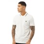 Lyle And Scott Vintage Mens Fabric Mix Football Polo White