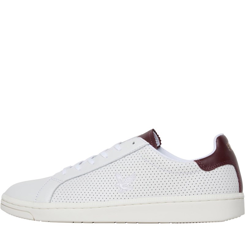 Lyle And Scott Vintage Baskets Mackay Homme Blanc