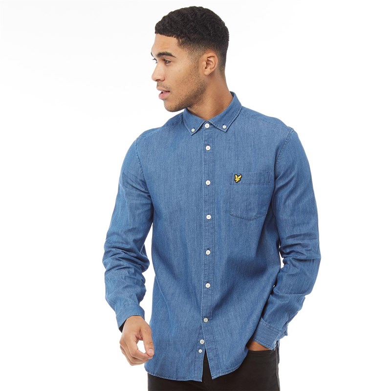 lyle and scott denim shirt