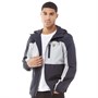 Lyle And Scott Vintage Mens Colour Block Zip Through Jacket Dark Navy