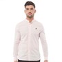 Lyle And Scott Vintage Chemise Grand-Père Slim Stretch Homme Rose Pâle